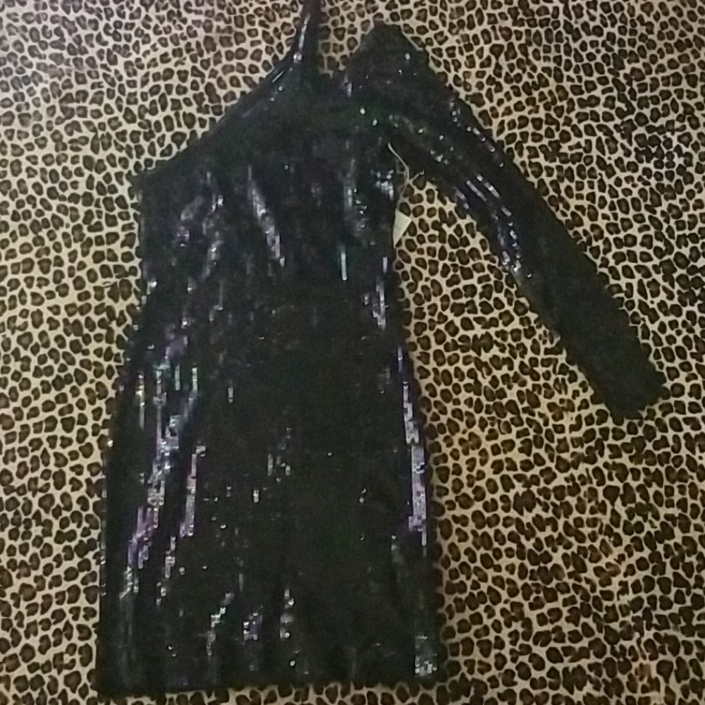 Victoria Secret Black Sequin Dress